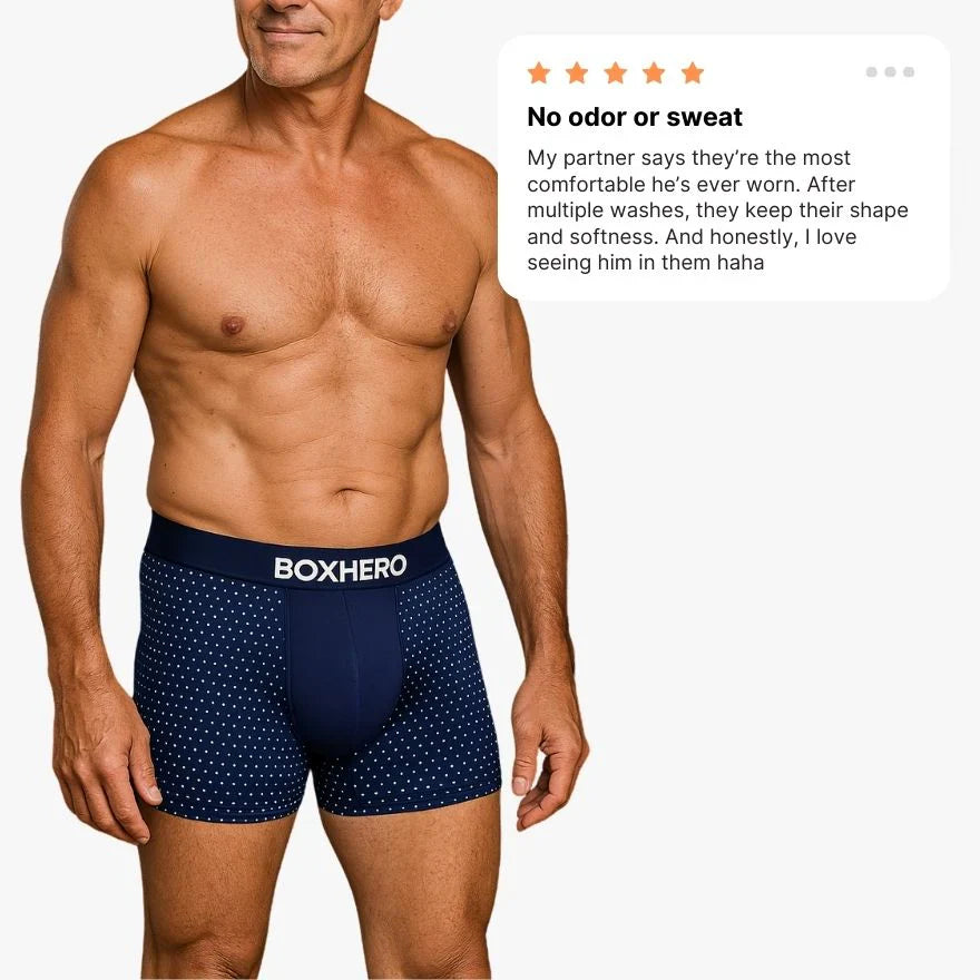 BAMBOO FIBRE BOXER SHORTS - FOR ALL-DAY COMFORT