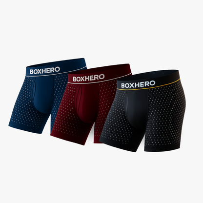 BOXHERO 2.0 BAMBOO FIBRE BOXER SHORTS - ALL-DAY COMFORT REINVENTED