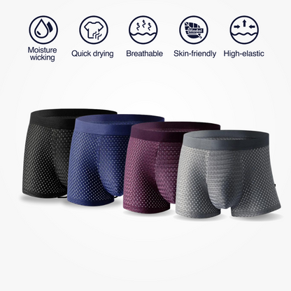 5 BAMBOO FIBRE BOXER SHORTS