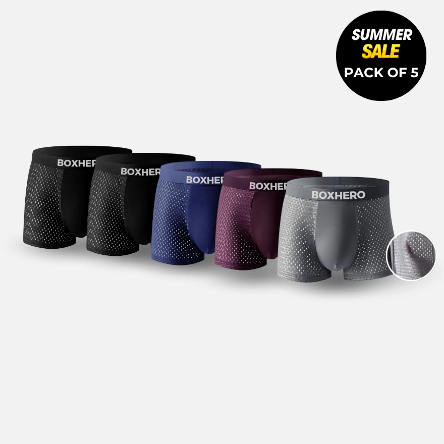 Boxers Reinvented: Sustainable Comfort That Moves With You - 5-PACK