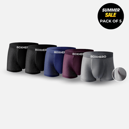 Boxers Reinvented: Sustainable Comfort That Moves With You - 5-PACK