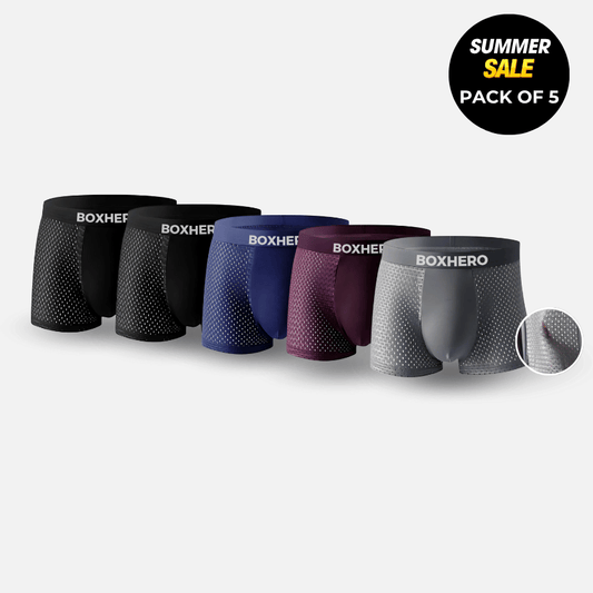 Boxers Reinvented: Sustainable Comfort That Moves With You - 5-PACK