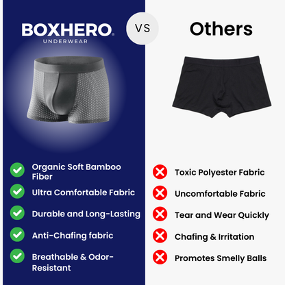 5 BAMBOO FIBRE BOXER SHORTS